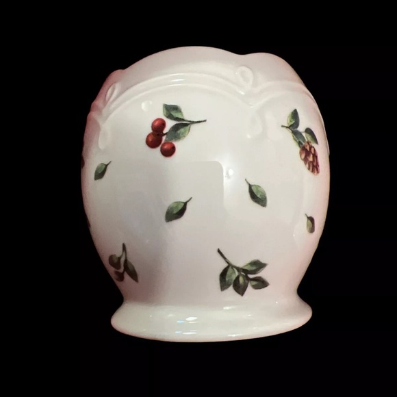 Set of 3 Lenox Williamsburg Boxwood and Pine  3”Votive Candle Holders ~ NIB - Picture 4 of 5